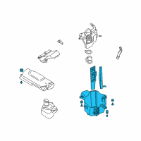 OEM Infiniti Q45 Air Cleaner Diagram - 16500-AR01A