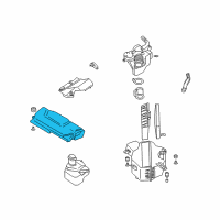 OEM Infiniti Q45 Duct Assembly-Air Diagram - 16554-AR010