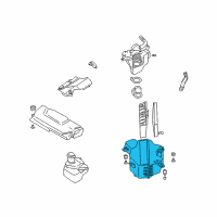 OEM 2003 Infiniti Q45 Body Assembly-Air Cleaner Diagram - 16528-AR000