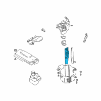 OEM Infiniti M45 Air Cleaner Cover Diagram - 16526-AR000