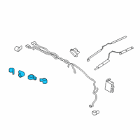 OEM Ford Automatic Park Sensor Diagram - HU5Z-15K859-A