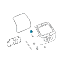 OEM 2006 Chevrolet Equinox Hinge Diagram - 25820073