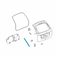 OEM Pontiac Torrent Lift Cylinder Diagram - 25876679