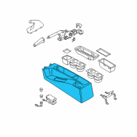 OEM 2007 BMW X3 Centre Console Diagram - 51-16-3-428-282