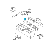 OEM BMW X3 Rubber Insert, Drink Holder Diagram - 51-16-3-414-538