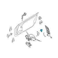 OEM 2015 Nissan 370Z Male-DOVETAIL, RH Diagram - 80520-1ET0A