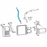 OEM 2017 Cadillac CT6 Inlet Hose Diagram - 23486231