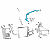 OEM Cadillac CT6 Outlet Hose Diagram - 23486241