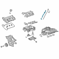 OEM 2019 Cadillac CT6 Oil Tube Diagram - 12673897