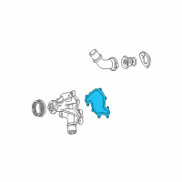 OEM Ford Mustang Pulley Gasket Diagram - F65Z-8507-BA