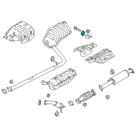 OEM Hyundai Sonata Hanger Diagram - 28762-3A000