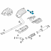 OEM 2010 Hyundai Azera Support Assembly-Hanger Diagram - 28785-3K100