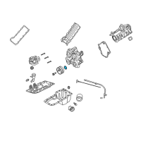 OEM Jeep Liberty Seal-CRANKSHAFT Oil Diagram - 53021313AA