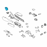 OEM 2019 Lexus LC500h Knob Sub-Assembly, Shift Diagram - 33504-11010-C1