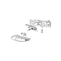 OEM 2000 Buick LeSabre Connector Diagram - 15306009