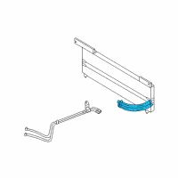 OEM Ford Explorer Cooler Line Diagram - 6L2Z-7890-C