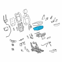 OEM 2007 Saturn Outlook PAD ASM-R/SEAT CUSH Diagram - 23319394