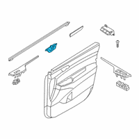 OEM 2021 Hyundai Palisade Door Inside Handle Assembly, Right Diagram - 82620-S8010-NNB