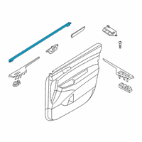 OEM 2020 Hyundai Palisade W/STRIP-FR Dr Belt I/S RH Diagram - 82241-S8000