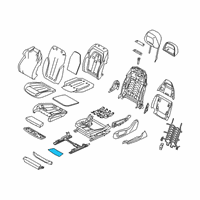 OEM 2021 BMW M5 HEATER ELEMENT, THIGH SUPPOR Diagram - 52-10-8-069-461