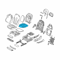 OEM 2018 BMW M5 Heater Element, Comfort Seat Diagram - 52-10-4-810-481