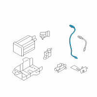 OEM 2014 Kia Optima Oxygen Sensor Assembly, Front Diagram - 392102G720