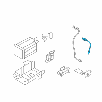 OEM Hyundai Sensor Assembly-Oxygen, Rear Diagram - 39210-2G850