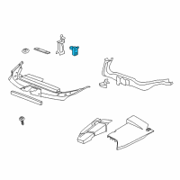 OEM 2010 GMC Sierra 1500 Air Temperature Sensor Diagram - 15826773