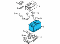 OEM 1995 Hyundai Elantra Reman Cv Axle LH Diagram - 49507-28B00-RM