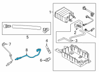 OEM 2022 Ford Mustang Rear Oxygen Sensor Diagram - KR3Z-9G444-A