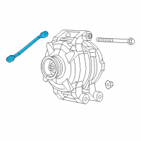 OEM 2018 Dodge Challenger STRUT-ALTERNATOR Bracket Diagram - 5038524AA