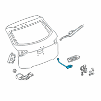 OEM 2022 Chevrolet Tahoe Lift Gate Switch Diagram - 13534830