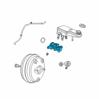 OEM Dodge Brake Master Cylinder Diagram - 68100294AB