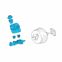 OEM Toyota Avalon Master Cylinder Diagram - 47201-07070