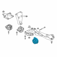 OEM BMW 435i xDrive Automatic Transmission Mount Diagram - 22-31-6-786-566