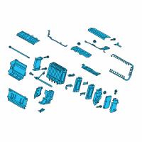 OEM Infiniti Q50 Main Battery Assembly Diagram - 295B0-6HH9B