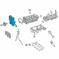 OEM 2016 Infiniti Q50 Cover Assy-Front Diagram - 13500-99C0N