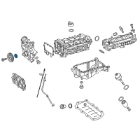 OEM 2019 Infiniti QX30 Seal-Oil, Crankshaft Front Diagram - N5065-97C2N