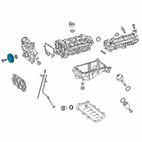 OEM Infiniti PULLEY-CRANKSHF Diagram - 12303-HG00F