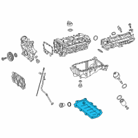 OEM Infiniti Q60 Engine Oil Pan Diagram - 11110-2V72A