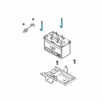 OEM 2004 Kia Sedona Bolt-Clamp Diagram - 0K55256292A