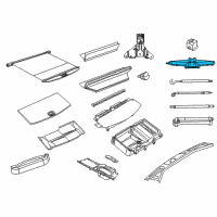 OEM 2021 Jeep Grand Cherokee Jack-Scissors Diagram - 68332817AA