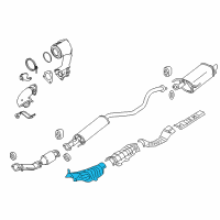 OEM 2012 Nissan Juke INSULATOR Heat Front Floor Diagram - 74751-1KA0A