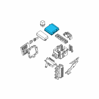 OEM 2021 Nissan Frontier Cover-FUSIBLE Link Holder Diagram - 24382-9BT1A