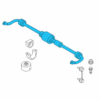 OEM 2017 BMW 530i Active Stabilizer Bar Diagram - 37-12-6-781-256