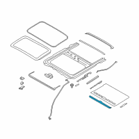 OEM 2015 BMW ActiveHybrid 3 Handle Fan Strip Diagram - 54-10-7-309-637