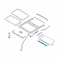 OEM BMW 440i Gran Coupe Handle Fan Strip Diagram - 54-10-7-309-637