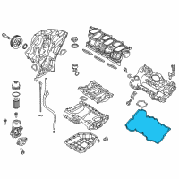 OEM 2014 Hyundai Santa Fe Gasket-Rocker Cover, RH Diagram - 22441-3CGA1