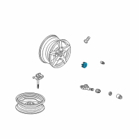 OEM Honda Cap Assembly, Aluminum Wheel Center Diagram - 44732-S2A-921