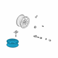 OEM Honda S2000 Disk, Wheel (16X4T) (Ring Techs) Diagram - 42700-S2A-013